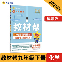 教材帮 初中 九年级下册 化学 KY（科粤）教材同步讲解 2025年新版天星教育