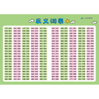 小学生速记表：反义词表