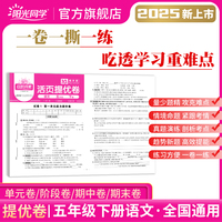2025春阳光同学日积月累活页提优卷五年级下册语文人教版小学5年级下册专项训练