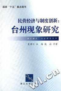 台州现象研究(民营经济与制度创新)/浙江模式实证研究丛书