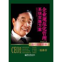 运行流程管理-企业规范化管理系统实施方案