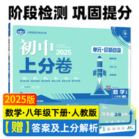 2025版理想树初中上分卷 八年级下册 数学 阶段检测巩固提分 人教版