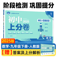 2025版理想树初中上分卷 九年级下册 数学 阶段检测巩固提分 人教版