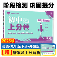 2025版理想树初中上分卷 九年级下册 英语 阶段检测巩固提分 外研版