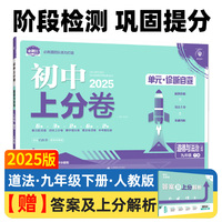 2025版理想树初中上分卷 九年级下册 道德与法治 阶段检测巩固提分 人教版