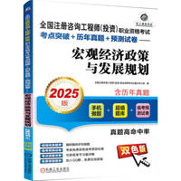 全国注册咨询工程师（投资）职业资格考试考点突破+历年真题+预测试卷——宏观经济政策与发展规划（2025版）   全国注册咨询工程师（投资）职业资格考试试题分析小组
