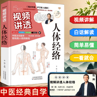 视频讲透：人体经络 中医经典自学零基础也能看懂中彩绘注释原文内容全解