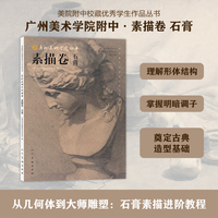 广州美术学院附中素描卷?石膏