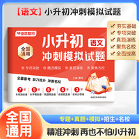 【语文】小升初冲刺模拟试题 毕业总复习专项试卷真题卷 6年级语文名校冲刺历年模拟试卷 六年级小升初总复习 升学分班考试总复习测试卷