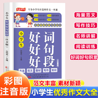 小学生好词好句好段 名师视频讲解写作技巧作文素材辅导工具书 小学通用精选优秀作文大全