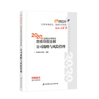 轻松过关5 2020年注册会计师考试思维导图全解 公司战略与风险管理
