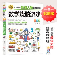 数学烧脑游戏 彩图版 逻辑思维推理训练 专注力训练游戏书 智力训练 小学生全脑开发系列