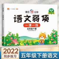 语文弱项训练五年级下册同步课堂练习册人教版小学5下册随堂专项训练练习题课前课后学习资料书