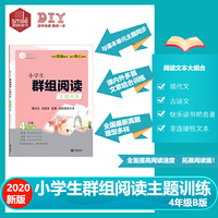 DIY初中生群组阅读主题训练 4年级B版 同步阅读 组合阅读 现代文+古诗文+名著+非连续性文本阅读