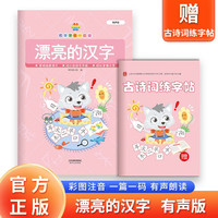 漂亮的汉字 有声全彩版 汉子笔顺动图演示描红字帖幼小衔接天天练轻松掌握汉字