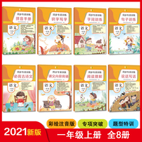 同步专项训练·语文一年级上册（8册套装）彩绘注音版，专项突破，题型特训