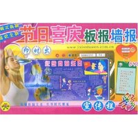 节日喜庆板报墙报宣传栏