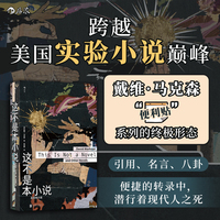 这不是本小说 及其他小说  美国实验文学的异中之异 戴维 马克森刨去小说血肉 徒留骨架的便条卡系列 当当自营 后浪