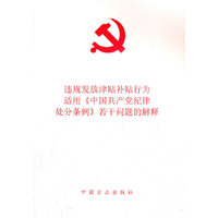 违规发放津贴补贴行为适用《中国共产党纪律处分条例》若干问题的解释