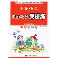 小学语文同步写字课课练：一年级下册/人教新课标