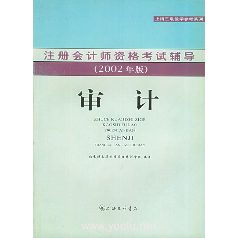 审计 注册会计师资格考试辅导2002版