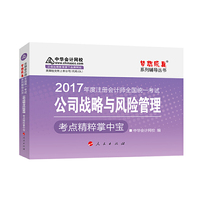 2017年度注册会计师全国统一考试公司战略与风险管理考点精粹掌中