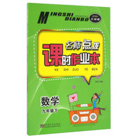 名师点拨课时作业本：数学（九年级下 新课标全国版）