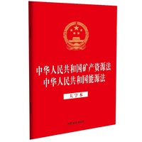 中华人民共和国矿产资源法 中华人民共和国能源法（大字本）（32开烫金二合一）