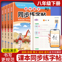 初中语文同步练字帖-八年级下册