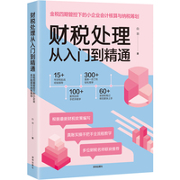 财税处理从入门到精通——金税四期管控下的小企业会计核算与纳税筹划