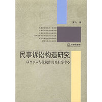 民事诉讼构造研究