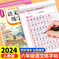 清北状元教我写字·语文同步练字帖六年级下册带蒙纸  小学生同步练字帖人教版 写字练字钢笔临摹描红练习 六年级下学期课课练每日一练钢笔字贴练习 小学生课本生字练习 小学语文同步教材练字帖写字课课练