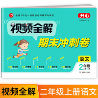 视频全解期末冲刺卷 2021小学语文二年级上册 单元卷月考卷专项卷期中卷期末卷同步达标测试 RJ人教版同步训练 期末冲刺100分 开心教育