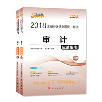 中华会计网校2018注册会计师考试教材 2018注会教材 审计应试指南(上下册)梦想成真系列考试辅导图书 注会2018会计应试指南 CPA轻松过关