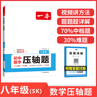 2026一本初中数学压轴题八年级SK苏科版数学有理数方程初二数学必刷题8年级上下册通用数学专题训练解题方法数学模板例题练习