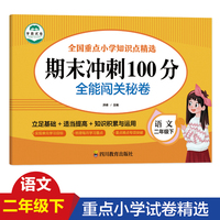 期末冲刺100分 全能闯关秘卷 语文二年级下册人教版含参考答案 语文专项训练习册2二年级下学期期中期末真题模拟测试卷 立足基础 知识积累与运用 期末总复习检测卷语文考前讲练测辅导资料
