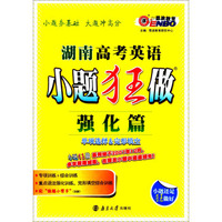 小题狂做·强化篇：湖南高考英语
