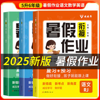 2025新版暑假衔接作业五升六小学暑假作业语文数学英语暑假预复习专项训练暑假衔接五升六同步训练练习册