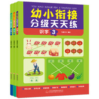 幼小衔接分级天天练-识字训练（全3册） 每天一练由浅入深 轻轻松松上小学