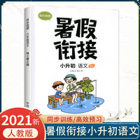 2021版六年级暑假作业语文人教版暑假衔接小学升初中上册预习复习辅导资料书每日一练快乐假期训练