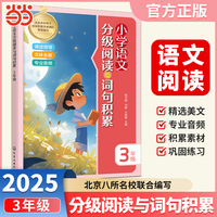 【荣恒】小学语文分级阅读与词句积累三3年级小学语文课本同步拓展阅读理解专项训练好词好句积累大全