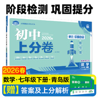 2026初中上分卷 数学七年级下册 青岛版 阶段检测巩固提分