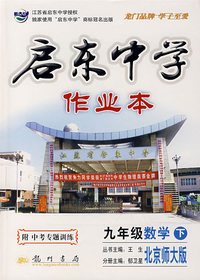 启东中学作业本：九年级数学（下）（北京师大版）