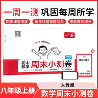 2025秋一本初中数学周末小测卷八年级上册RJ人教版数学同步考点周末检测卷单元培优卷期中期末模拟考测试卷
