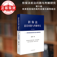 《担保法前沿问题与判解研究（第六卷）——新类型担保的裁判发展与解释路径》