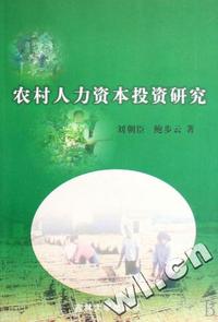农村人力资本投资研究