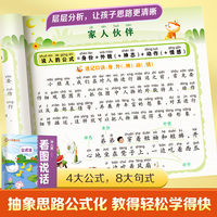 华夏万卷 3-7岁幼小衔接儿童字帖幼儿园看图说话·公式法