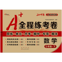 A+全程练考卷数学5年级下册19春人教课标版