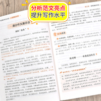 学霸作文 初中生满分作文大全 一直用到中考 初中作文素材辅导工具书 作文写作技巧 名师指导+作文示范