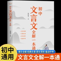 初中文言文全解一本通 人教版 中华古诗文诵读与鉴赏七年级八九初中语文言文阅读训练和完全解读 初中789古文译注及赏析